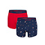 Happy Shorts Happy Shorts Kerst Boxershorts 2-Pack Heren Gingerbread