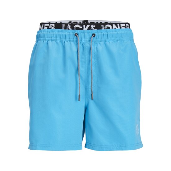 Jack & Jones Jack & Jones Heren Zwemshort JPSTFIJI Dubbele Waistband Lichtblauw