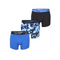 Happy Shorts Happy Shorts Heren Boxershorts Trunks Camouflage Blauw/Zwart 3-Pack