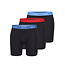 Phil & Co Phil & Co Boxershorts Heren Met Lange Pijpen Boxer Briefs 3-Pack Zwart