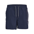 Jack & Jones Junior Jack & Jones Junior Jongens Zwemshort JPSTFIJI Double Logo Effen Donkerblauw