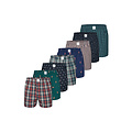 MG-1 MG-1 Wide Winter Boxer Shorts Men's Checked / Christmas Prints 8-Pack