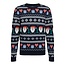 Jack & Jones Junior Jack & Jones Junior Christmas Sweater Boys JORFESTIVE Dark Blue