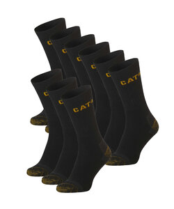 CAT Premium Work Socks Caterpillar Black - 9 pairs