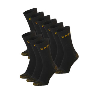 CAT Premium Work Socks Caterpillar Black - 9 pairs