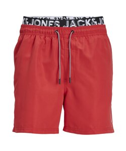 Jack & Jones Junior Boys Swim Short JPSTFIJI Double Waistband Red