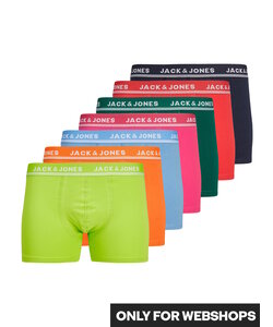 Jack & Jones Boxershorts Heren Trunks JACCOLORFUL KENT Neon 7-Pack