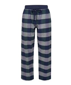 Phil &amp; Co Men's Pyjama Pants Long Checkered Flannel Blue/Green