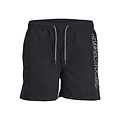 Jack & Jones Jack & Jones Men's Swim Shorts JPSTFIJI Double Logo Plain Black