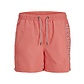Jack & Jones Junior Jack & Jones Junior Boys Swim Short JPSTFIJI Double Logo Solid Hot Coral