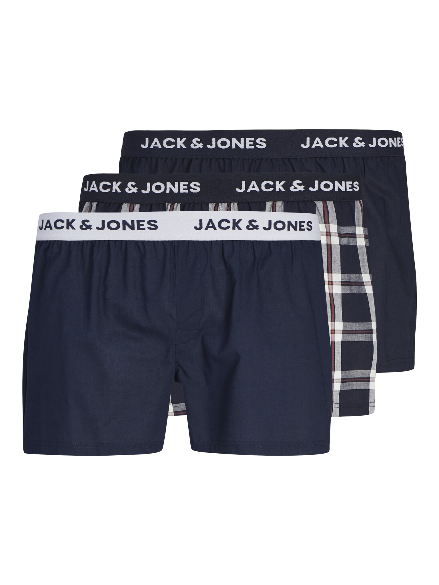 Jack Jones Jack Jones Heren Wijde Boxershorts JACDYLAN 3 Pack