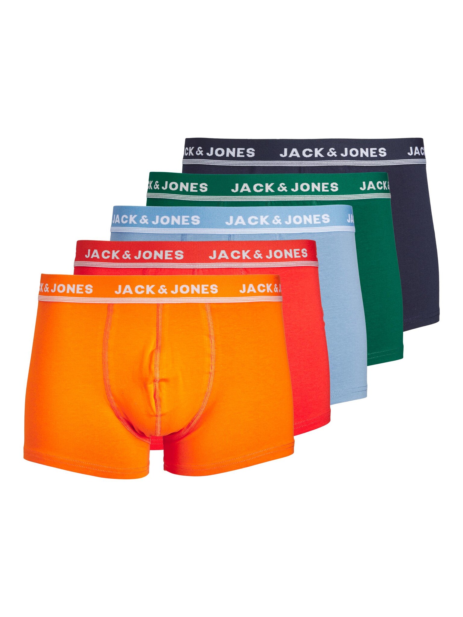 Jack Jones Jack Jones Boxershorts Heren Trunks JACCOLORFUL KENT 5 Pack