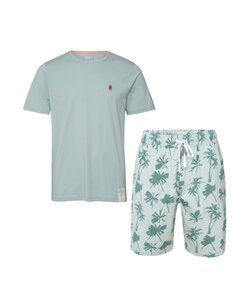 Phil & Co Men's Short Pyjamas Short Pyjamas Cotton Green