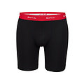 Phil & Co Phil & Co Boxer Shorts Men's Long-Pipe Boxer Briefs 4-Pack Red / Black