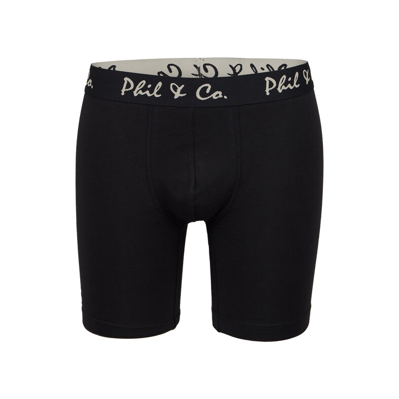 Phil & Co Phil & Co Boxershorts Heren Met Lange Pijpen Boxer Briefs 4-Pack Geel / Beige