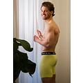 Phil & Co Phil & Co Boxer Shorts Men's Long-Pipe Boxer Briefs 4-Pack Yellow / Beige