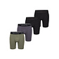 Phil & Co Phil & Co Boxershorts Heren Met Lange Pijpen Boxer Briefs 4-Pack Groen / Zwart