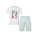 Phil & Co Phil & Co Men's Short Pajamas Cotton White