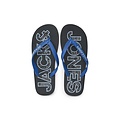 Jack & Jones Jack & Jones Heren Teenslippers JFWLOGO Antraciet