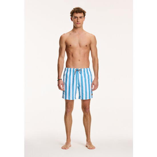 Shiwi Shiwi Men's Swim Short Broad Stripe Blue