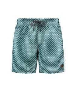 Shiwi Men's Swim Short Hammam Green With Motif