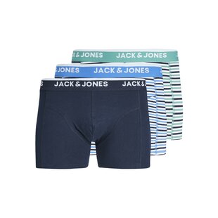 Jack & Jones Heren Boxershorts Trunks JACKODA Gestreept 3-Pack