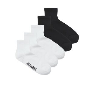 Jack & Jones Heren Quarter Sportsokken JACLEON Kort 5-Pack