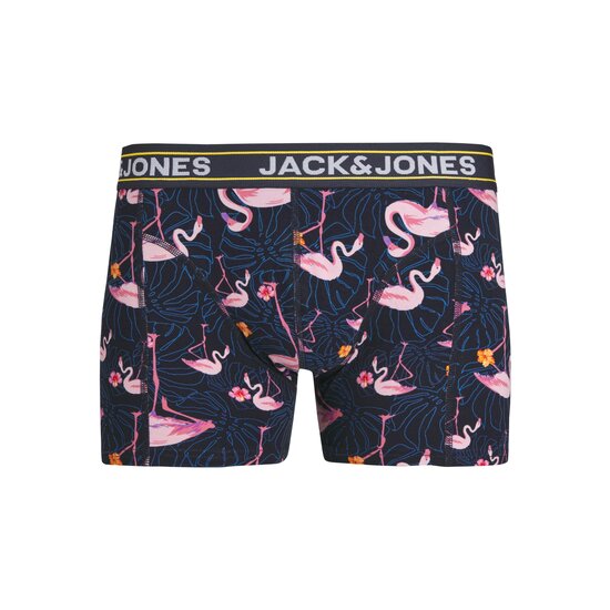 Jack & Jones Junior Jack & Jones Junior Boxershorts Jongens Trunks JACPINK Flamingoprint 3-Pack