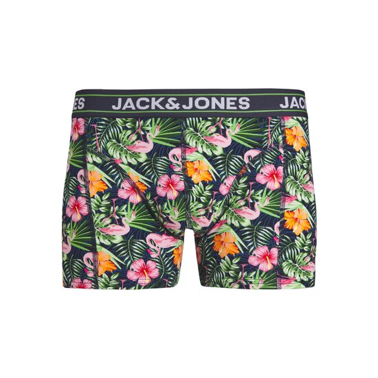 Jack & Jones Junior Jack & Jones Junior Boxershorts Jongens Trunks JACPINK Flamingoprint 3-Pack