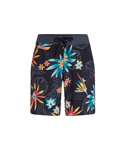 O'Neill Heren Boardshort Lang Swimshort Mysto Scallop 20" Tropical Print Zwart