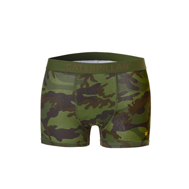 Cat CAT Heren Boxershorts Zwart / Camouflage Groen 4-Pack