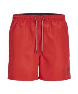 Jack & Jones Plus Size Zwemshort Heren JPSTFIJI Effen Rood