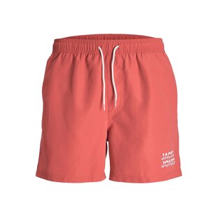 Jack & Jones Men's Swim Short JPSTKAIKO Hot Coral