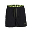 Jack & Jones Jack & Jones Heren Zwemshort JPSTFIJI Neon Dubbele Waistband Zwart/Geel