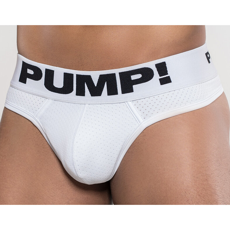 PUMP! PUMP Men's Thong White