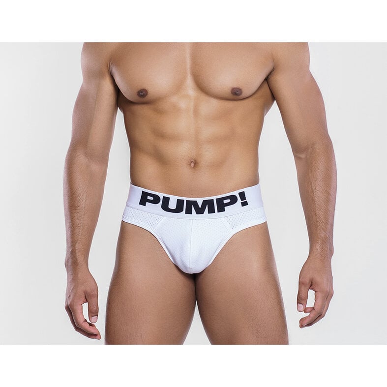 PUMP! PUMP Men's Thong White