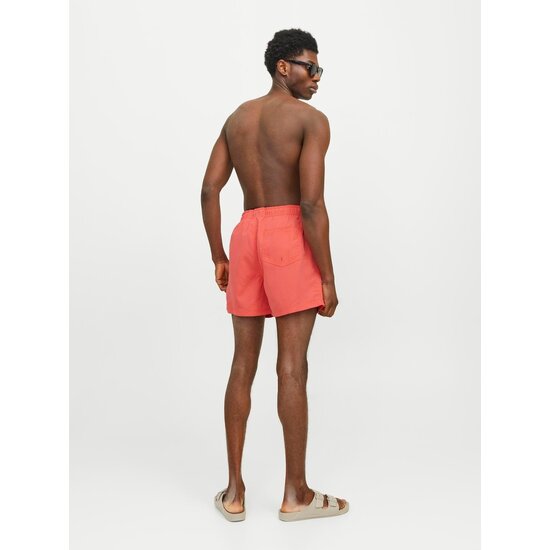 Jack & Jones Jack & Jones Heren Zwemshorts JPSTFIJI Effen Hot Coral