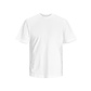 Jack & Jones Jack & Jones Heren T-shirt JJERELAXED Ronde Hals Effen Wit