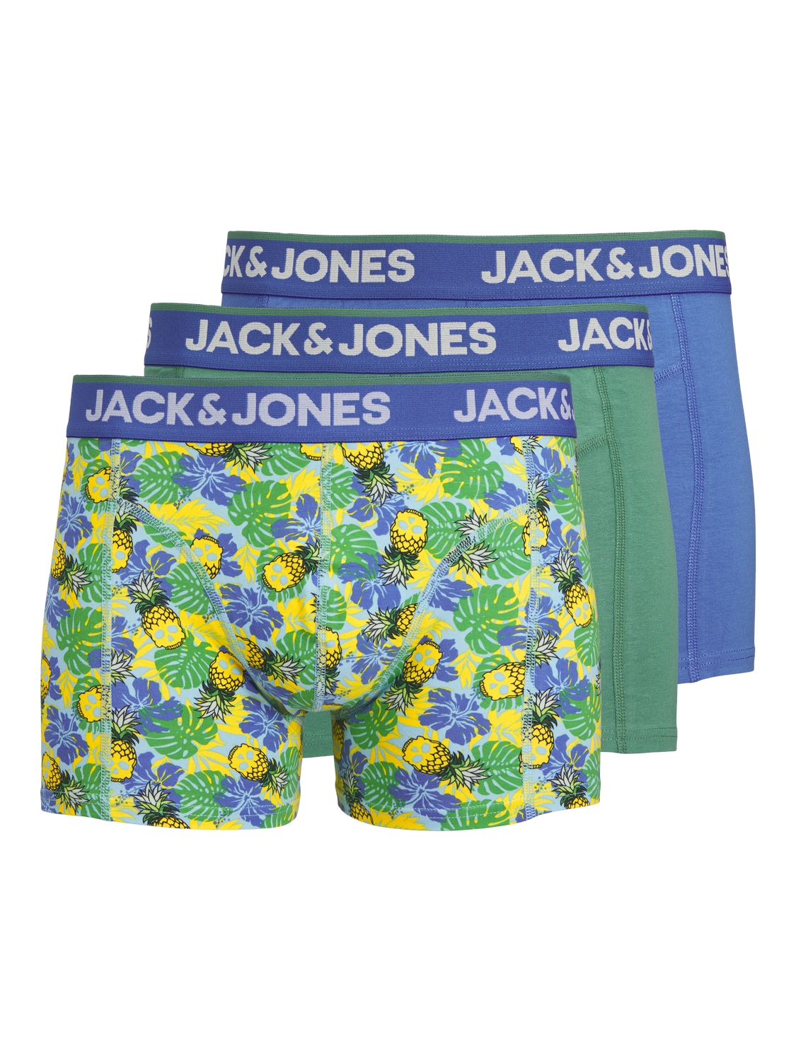 Jack Jones Jack Jones Heren Boxershorts Trunks JACPINEAPPLE 3 Pack