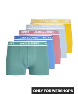 Jack & Jones Men's Boxer Shorts Trunks JACCONOR Plain 5-Pack