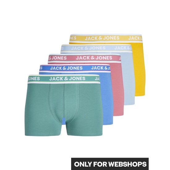 Jack & Jones Jack & Jones Men's Boxer Shorts Trunks JACCONOR Plain 5-Pack