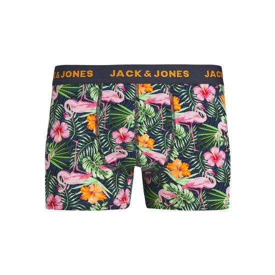 Jack & Jones Jack & Jones Plus Size Heren Boxershorts Trunks JACPINK Flamingoprint 5-Pack