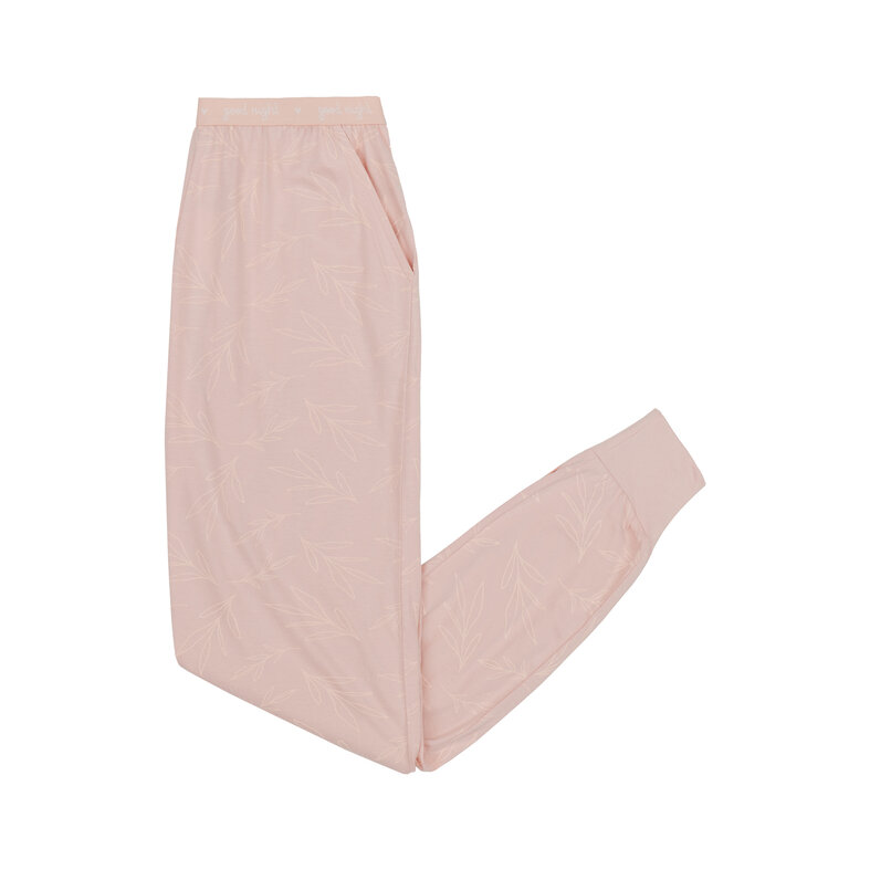 By Louise By Louise Dames Pyjama Set Lang Grijs/Roze