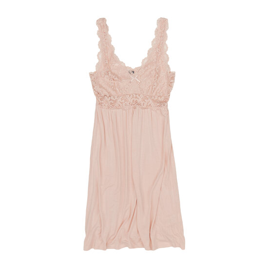 By Louise By Louise Slipdress Ladies Negligé With Lace Pink