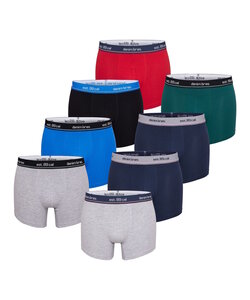 MG-1 Denim Brøs. Boxershorts Heren 8-Pack Multi Effen Kleuren #12