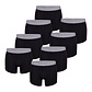 MG-1 MG-1 Denim Brøs. Boxer Shorts Men 8-Pack Plain Black #10