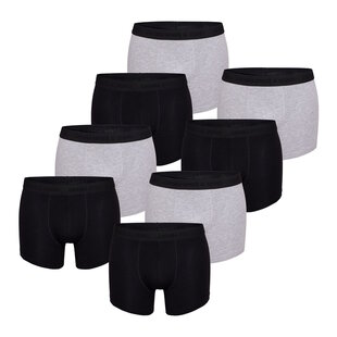 MG-1 Denim Brøs. Boxershorts Heren 8-Pack Effen Zwart/Grijs #11
