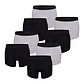 MG-1 MG-1 Denim Brøs. Boxershorts Men 8-Pack Plain Black/Grey #11