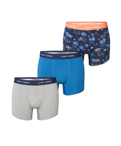 Happy Shorts Men's Boxer Shorts Trunks Palms 3-Pack