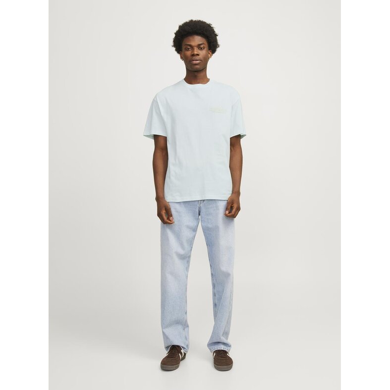 Jack & Jones Jack & Jones Men's T-shirt JORNOTO Round Neck Light Blue